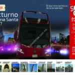 Promoción Semana Santa Turibus: Circuito nocturno a sólo $80 (incluye adulto y 2 niños)