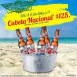 Promoción Wingstop vacaciones: Cubeta de cerveza a sólo $125