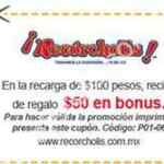 Promoción Recórcholis Día del Niño: $50 de regalo en recargas de $100