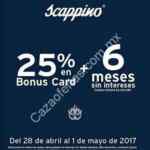 En Scappino 25% de bonificación + 6 meses sin intereses