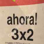 En Soriana 3x2 en tequilas y 2x1½ en whiskys, vinos de mesa y ron