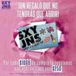 En SXY Jeans gift card de $250 gratis por cada $1,000 de compra