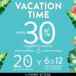 Vacation Time en The Home Store: Hasta 30% de descuento directo