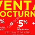 Venta Nocturna Muebles Pergo: 10% adicional a lo ya rebajado ó msi del 13 al 17 de abril