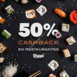 50% en Cashback en restaurantes hoy 2 de mayo en Rappi