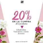 Promoción Andrea Día de las Madres: 20% de descuento comprando 2 productos