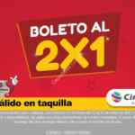 Cupón Cinemex de 2x1 en TODAS las salas del 22 al 25 de mayo