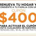 Cupón de $400 de descuento para Muebles Pergo (aplica en compras a partir de $1,000)