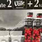 Promoción jugos Del Valle vasos Gratis al comprar 2 pack
