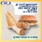 En Go Mart 2x1 en lunch Deli Snack de 6 pm a 10 pm
