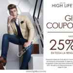 En High Life cupón del 25% de descuento para tu segunda compra