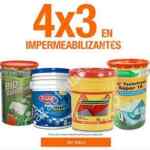 En Home Depot 4x3 en impermeabilizantes