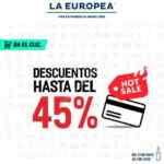Ofertas La Europea Hot Sale 2017: Hasta 45% de descuento