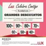 En ópticas LUX descuentos en micas según la edad que tengas