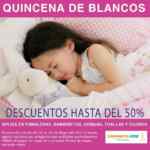 Quincena de blancos Campanita Kids: Hasta 50% de descuento en pañaleras, bambinetos, cobijas, toallas y más