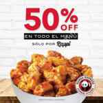 En Rappi 50% de descuento en todo el menú de Panda Express hoy 25 de mayo