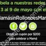 Sushi Roll Día de las Madres: cupón de $200 con tu foto #MamásinRollonoesMamá