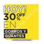 En Todomoda 30% de descuento en gorros y guantes