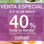 Venta especial móbica 10 de mayo: 40% de descuento en toda la tienda
