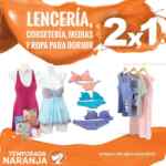 Ofertas Temporada Naranja (antes Julio Regalado 2017): 2x1 en corsetería, medias y ropa para dormir