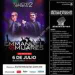Boletos gratis para el concierto de Emmanuel y Mijares con tus compras en Plaza Carso
