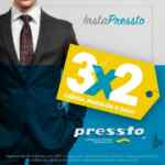Cupón Tintorerías Pressto de 3x2 en camisa, pantalón o saco