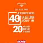 En Sears hasta 40% de descuento en Dockers Men solo hoy y mañana