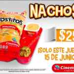 En Cinemex nachos a sólo $25 pesos este jueves 15 de junio