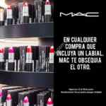 En MAC Cosmetics labial sorpresa Gratis en la compra de un labial