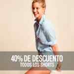 En Express 40% de descuento en todos los shorts