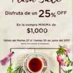 Flash Sale Crabtree & Evely: 25% de descuento directo en compras de $1,000
