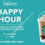 Happy Hour Starbucks regresa del 5 al 18 de junio con 2x1 en Frappuccinos de 3:00 a 5:00 PM