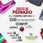 En La Comer Tlalpan peinado gratis en la compra de productos Conair, Argán, Scünci o Modella