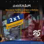 2x1 en entradas al Universum todos los martes