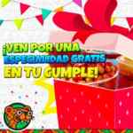 Promoción Chilim Balam Cumpleañeros: especialidad gratis en tu cumple y 20% el mes de tu cumpleaños