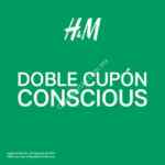 Promoción H&M doble cupón Conscious al reciclar tu ropa