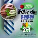 Promoción Helados Sultana Día del Padre: 2x1 en paletas y litros de helado