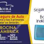 Contrata seguro de auto con El Águila el 14 de junio y obtén 12 msi + 25% de descuento + bocina gratis (3 primeros)