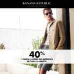 Venta Nocturna Banana Republic del 9 al 11 de junio: 40% de descuento y hasta 6 msi