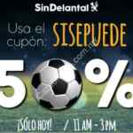 Cupón Sin Delantal de 50% de descuento en comida hoy de 11:00 a 3:00 PM