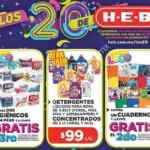 Ofertas HEB Los 20 del 30 de junio al 3 de julio 2017