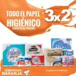Ofertas Temporada Naranja (antes Julio Regalado 2017): 3x2 en papel de baño