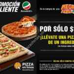 Promoción Benedettis Hot Sale 2017: Pizza grande a sólo $1 peso en la compra de una Mega Pizza (1-5 de junio)