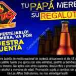 Promoción Las Alitas Día del Padre: Primera cerveza gratis para papás el 18 de junio
