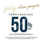 Promoción LOB Día del Padre: Segundo a mitad de precio en todo caballeros