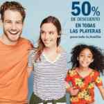 En Old Navy todas las playeras a mitad de precio hoy domingo 18 de junio