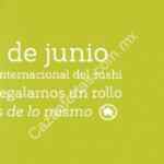 Promoción Sushi Itto Día del Sushi y Día del Padre: Rollo GRATIS el domingo 18 de junio