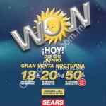 Venta Nocturna Sears 22 de junio: hasta 50% de descuento en todos los departamentos