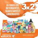 Ofertas Temporada Naranja (antes Julio Regalado 2017): 3x2 en detergentes, suavizantes y lavatrastes
