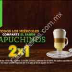 2x1 en capuchinos los miércoles en Bisquets Obregón